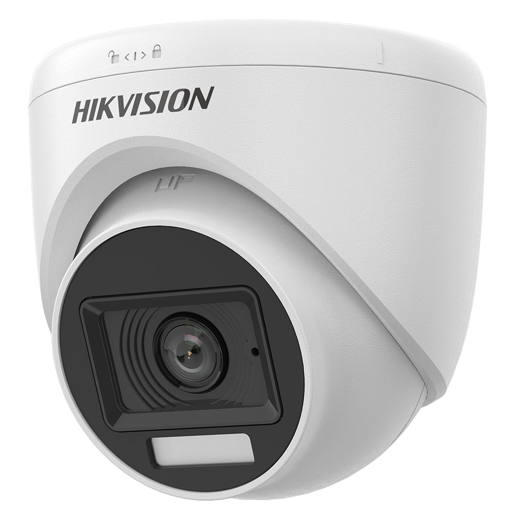 HIKVISION HD CAM. DS-2CE70KF0T-LPFS(2.8MM) ( 3K COLORVU+ AUDIO )