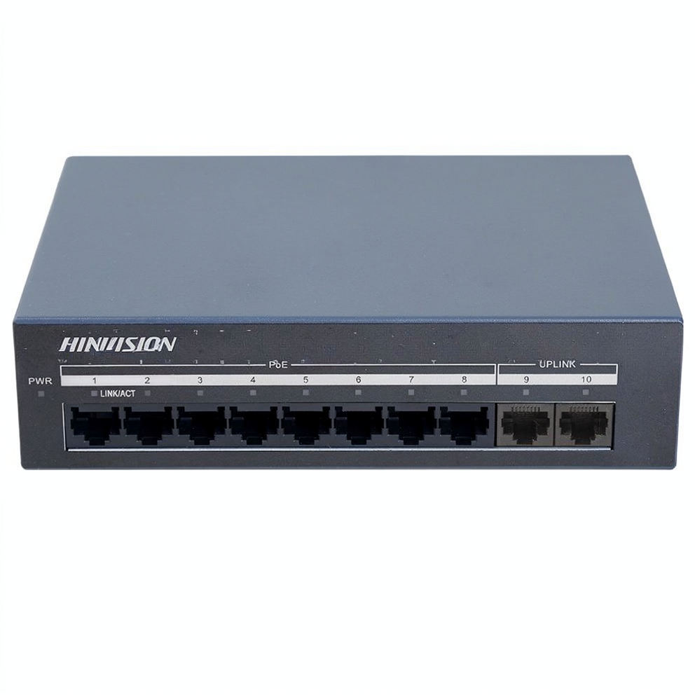HIKVISION سويتش DS-XS10G-P 10/100/1000M (8 منافذ)