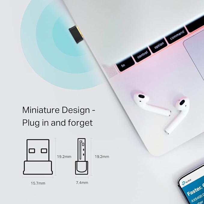 TP-Link Archer T2UB Nano Wi-Fi-Bluetooth USB Adapter 600Mbps