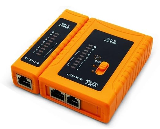 جهاز فحص الكابلات RJ45 - RJ11 عالي الجودة