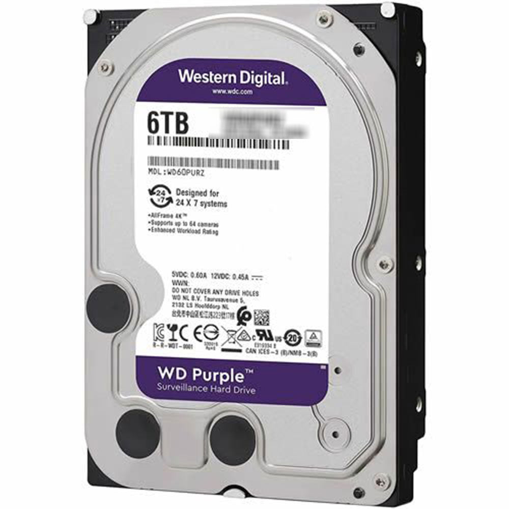 H.D WD 6T PURPLE (اصلى) ضمان ٣ سنين