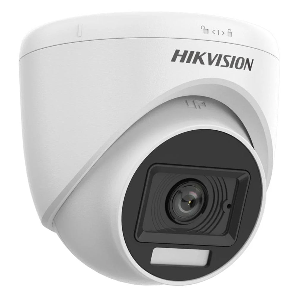 HIKVISION HD CAM. DS-2CE70KF0T-LPFS(2.8MM) ( 3K COLORVU+ AUDIO )