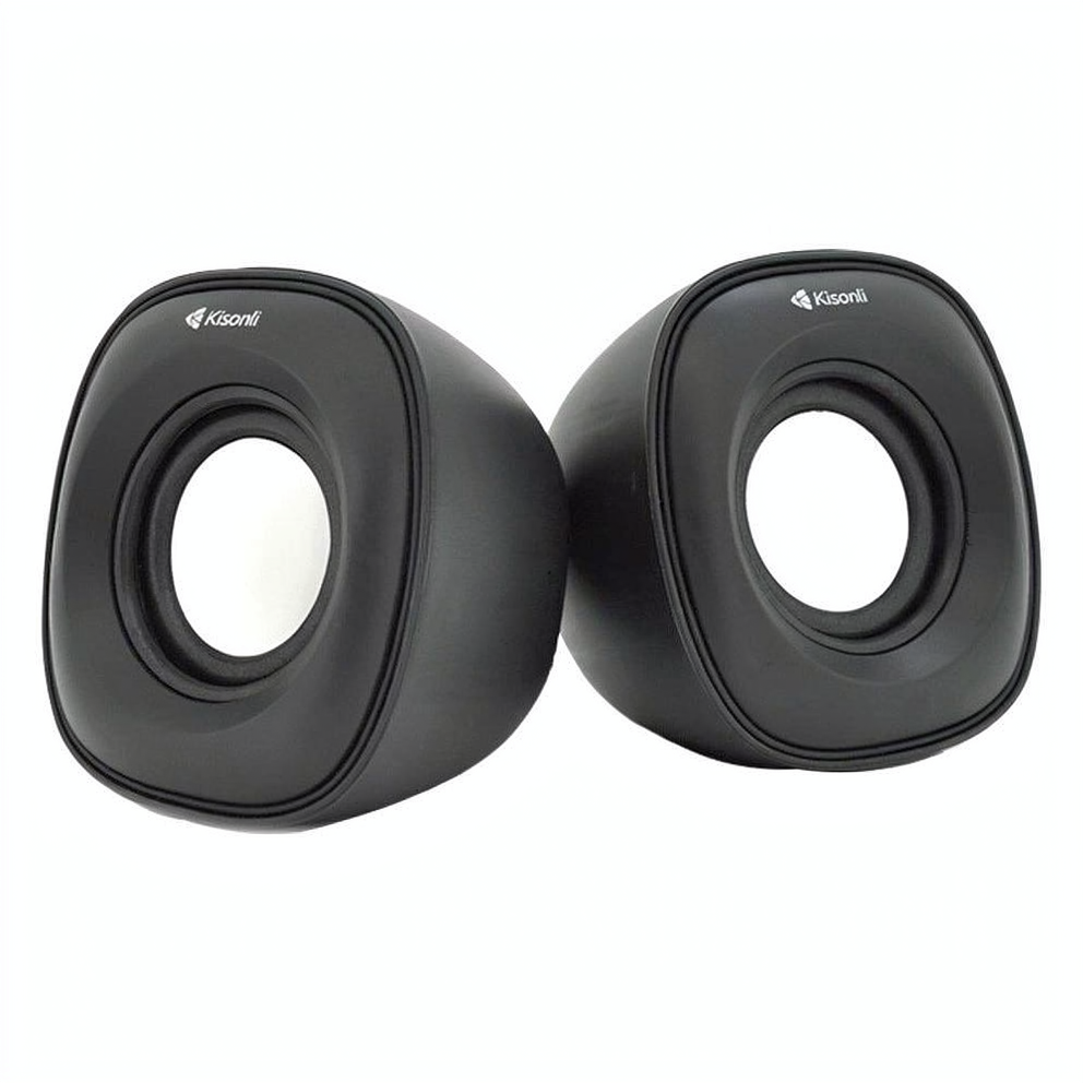 Kisonli V350 سماعة 2.0 - أسود
