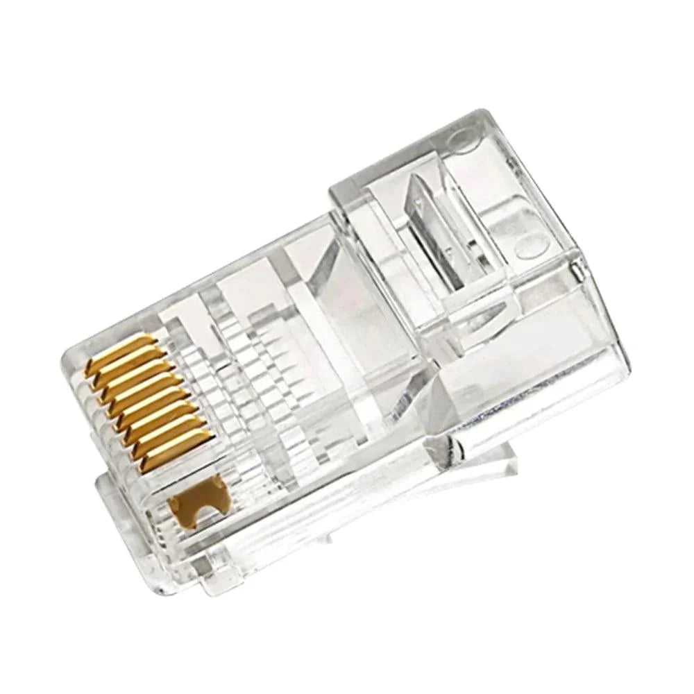 وصلة تمرير بلاستيكية RJ45 CAT6 UTP من ZLINK (100 قطعة)