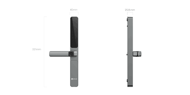 EZVIZ DL06 Pro - Smart Dual-Sided Fingerprint Lock