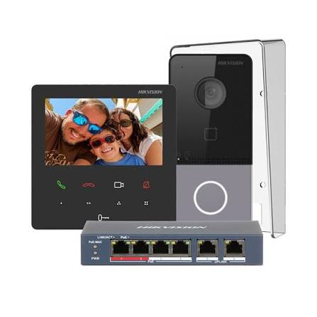 طقم إنترفون فيديو IP من هايكفيجن DS-KIS606-P